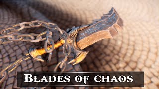 Weapon Exclusive Animations for Skyrim Blade of Chaos mod [upl. by Annaillil]