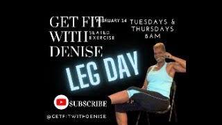 Get Fit with Denise Live Leg Day Workout Class [upl. by Kylynn]