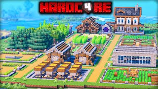 I Built 7 AESTHETIC Automatic Farms in Minecraft Hardcore [upl. by Adyeren]