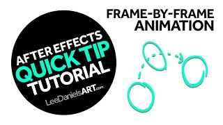 EASY Frame by Frame Animation in After Effects Tutorials [upl. by Nayhr354]