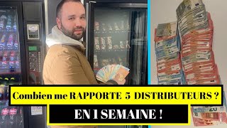 Combien RAPPORTE mes 5 DISTRIBUTEURS  Récolte en DIRECT [upl. by Clint171]