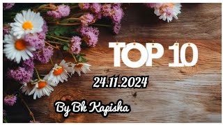 Top 10 points of todays murli  24112024  By Bk Kapisha  Lighthouse Batticaloa [upl. by Egiap169]