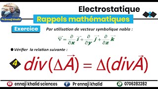 divergence du laplacien dun vecteur [upl. by Humpage954]