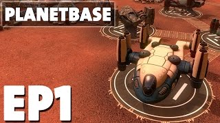 Lets Play Planetbase Episode 1  Founding Negarks Base  Base Building Management Strategy Game [upl. by Airun712]