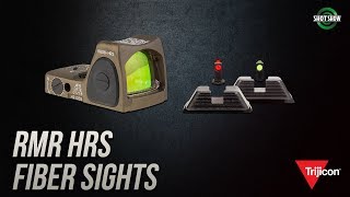 Trijicon RMR HRS and Fiber Sights  SHOT Show 2019 [upl. by Brenk194]