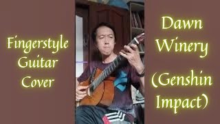 Dawn Winery Genshin Impact  Fingerstyle Guitar Cover  HamdaliAnton [upl. by Juli]