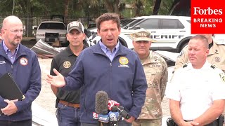 JUST IN Florida Gov Ron DeSantis Gives Update On Response To Hurricane Milton [upl. by Roinuj596]