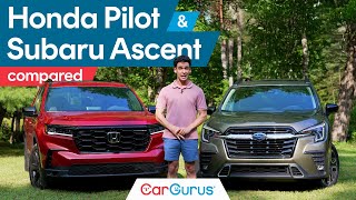 2025 Honda Pilot vs 2024 Subaru Ascent [upl. by Nowaj]