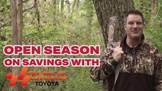 Its Open Season on Savings with James Hodge Toyota [upl. by Mukerji]