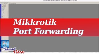 Mikrotik Port Forwarding  فتح منفذ في راوتر مايكروتك [upl. by Namruht103]