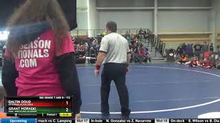 Big Grade 7 And 8 112 Grant Moraski MWC Wrestling Academy Vs Daltin Doud Ottumwa Alpha Dogs [upl. by Cuthbert433]