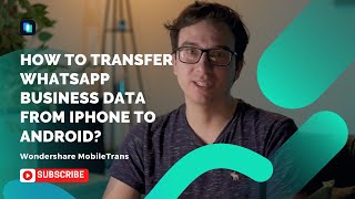 3 Ways to Transfer WhatsApp Business Data From iPhone to Android [upl. by Sitra528]