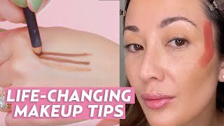 The Best Makeup Tips Ive Learned Concealer Liquid Eyeliner Blush Placement amp More  Susan Yara [upl. by Calvina463]