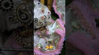 ठाकुर जी से बात किया करो😊 🙏trending viralvideo short youtubeshorts krishna radha indreshji [upl. by Anawak229]