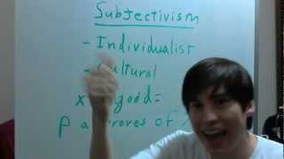 Lecture 21 Individualist Subjectivism [upl. by Rior653]