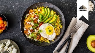 Breakfast Bowl Rezept I FrühstücksBowl mit Blumenkohl Avocado und Ei  EDEKA [upl. by Lodmilla383]