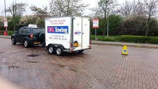 BE Trailer Towing Test Reversing Manoeuvre 2015  Links Driving [upl. by Oicelem885]