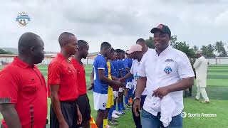 A moment of pleasantry between District Officials and players  FA Cup Finals [upl. by Chrotoem]