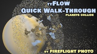 tyFlow  Meteor Impact Video amp Quick Walk Through [upl. by Brew]