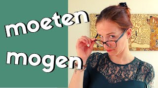 MOETEN amp MOGEN modal verbs in DUTCH 2 NT2  A1A2 [upl. by Neyuq]