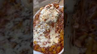 Baked ziti with meat sauce shorts [upl. by Bernj]