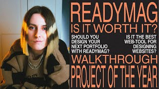 How to make a portfolio website with Readymag ● Project of the Year walkthrough ● Readymag review [upl. by Norre]