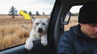 Lynx Stops Driver and Begs Him to Follow  What Happens Next Is Unbelievable [upl. by Sinne]