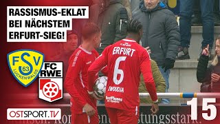 RassismusEklat bei nächstem ErfurtSieg Luckenwalde  RotWeiß Erfurt  Regionalliga Nordost [upl. by Seigel]