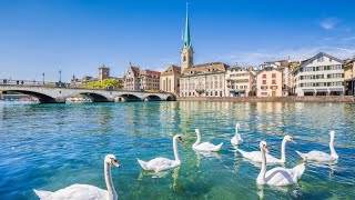 Zurich Switzerland 4k🇨🇭 global economic center walking tour [upl. by Markowitz]