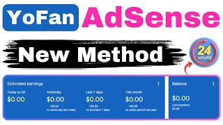 Unlimited Active AdSense Dashboard With New Method 2024  How to Get AdSense Approval in 24 Hour [upl. by Francie]