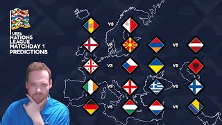 My UEFA Nations League Matchday 1 Predictions 070924 [upl. by Monti]