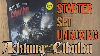 Achtung Cthulhu RPG NEW STARTER SET unboxing [upl. by Frederico61]