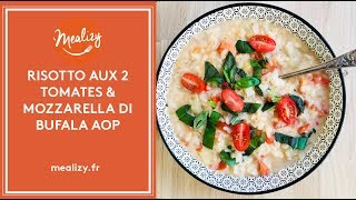 Notre risotto crémeux tomates et mozzarella di bufala AOP [upl. by Droc]