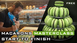 French Macarons Recipe Easy Complete StepbyStep [upl. by Niran]