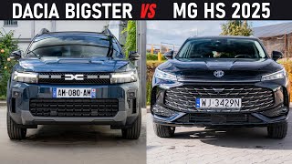 DACIA BIGSTER 2025 VS MG HS 2025 [upl. by Annaicul]