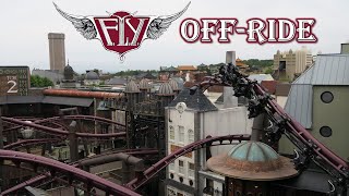 FLY OffRide Footage Phantasialand Vekoma Launched Flying Coaster  NonCopyright [upl. by Koffler952]