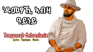 Tsegazeab Gebreslasie  ዳመፃኺ ኣብዛ ዓይነይDametsaki Abza AyneyNew Tigrigna Lyrics Video Music 2024 [upl. by Winebaum]