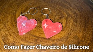 Como Fazer Chaveiro de Silicone  Ideias Criativas DIY [upl. by Pleione]