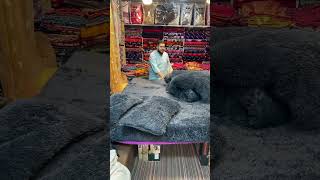 Dark gray full shaggy set available subhan Allah bed sheeet main bazar cycle markit sheikhupura [upl. by Netfa791]