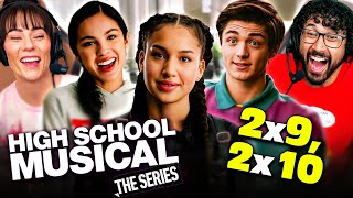 HIGH SCHOOL MUSICAL THE SERIES Season 2 Episode 9 amp 10 REACTION Olivia Rodrigo  HSMTMTS [upl. by Chladek]