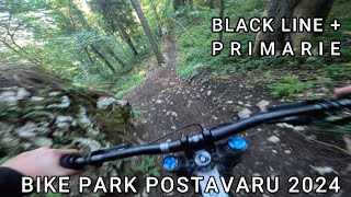 BLACK LINE  PRIMARIE  RED LINE POSTAVARU 2024 Cum este la Bike Park Postavaru  TOP TO BOTTOM [upl. by Nataniel]