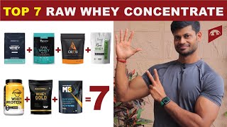 TOP 7 RAW WHEY PROTEIN UNDER RS 2000 FOR STUDENTS  REVIEW WITH LAB TEST REPORT [upl. by Chappelka]