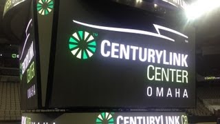 New CenturyLink Center Omaha Scoreboard In Action [upl. by Carissa]