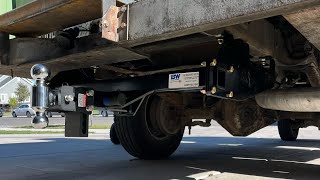 Installing BampWs Heavy Duty Receiver Hitch Model HDRH25198 on a 1972 F350 [upl. by Rosen]