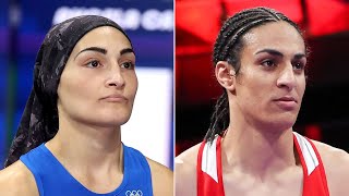 Olympic Boxing Controversy Angela Carini vs Imane Khelif [upl. by Claudina]