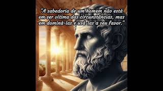 quotA sabedoria de um homem não está em ser vítima das circunstâncias [upl. by Luann]