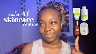 my everyday skincare routine products under 10K naira [upl. by Rehposirhc]