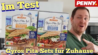 Penny Mitakos Gyros Pita Sets Hähnchen amp Schwein im Test [upl. by Inaj790]