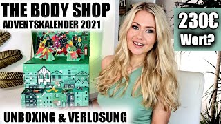 The Body Shop Adventskalender 2021  Unboxing amp Verlosung [upl. by Enomahs331]