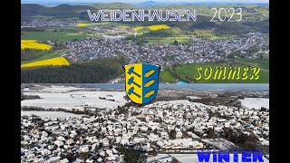 Weidenhausen 2023 SommerampWinter mit Drohne EA [upl. by Borer490]